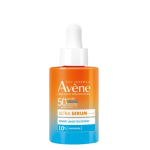 Avène Long-Lasting Hydration Ultra Serum SPF50+ combines very high daily sun protection with the hydrating benefits of a skincare serum. Its ultra-light texture protects against UVB, UVA and high-energy visible (HEV) blue light while helping defend the skin from oxidative stress.