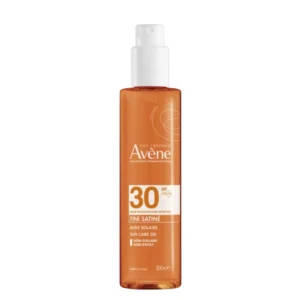 Avène Sun High Protection Sun Care Oil SPF30 provides high daily sun protection for sensitive body skin, combining broad UVB-UVA protection with a lightweight, non-sticky oil texture.
