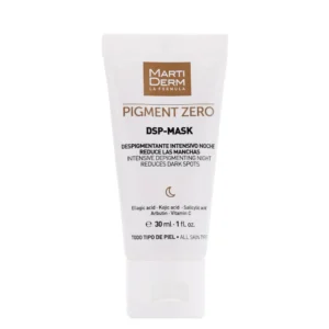 Lyskin-martiderm-pigment-zero-dsp-mask-30ml-MAR00028 MartiDerm Pigment Zero DSP-Mask is an intensive night-time mask formulated with a high concentration of depigmenting active ingredients to help reduce the appearance of dark spots and promote a more even-looking complexion.